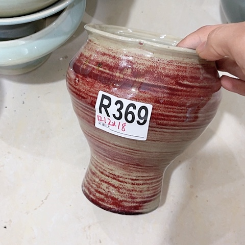 红陶景德镇陶瓷花盆手工