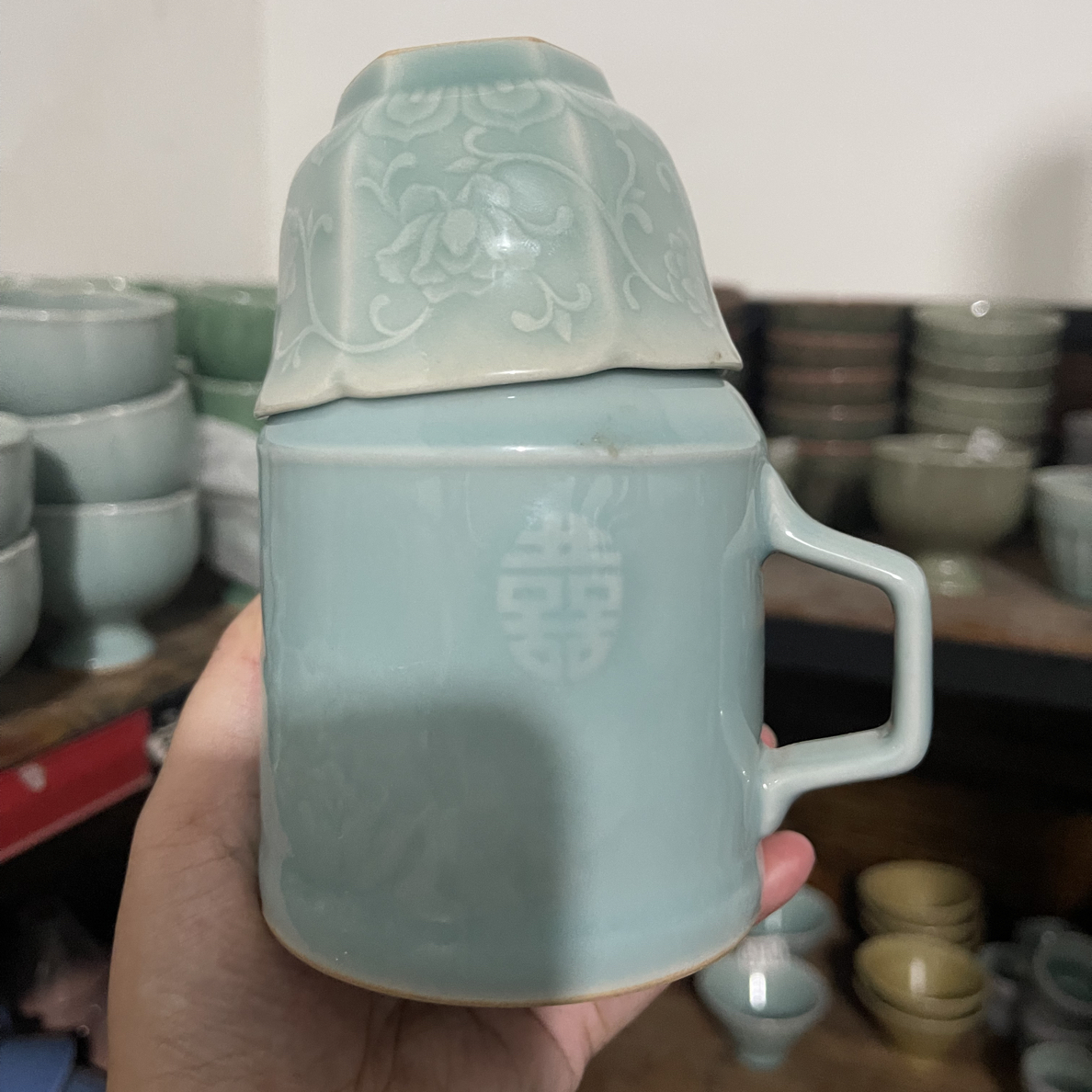 【北鱼专属】小青雅 小水壶 粉青