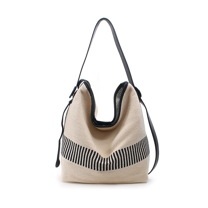 【董清子】【简凡·斑马包】简约单肩休闲时尚气质ins女包22771