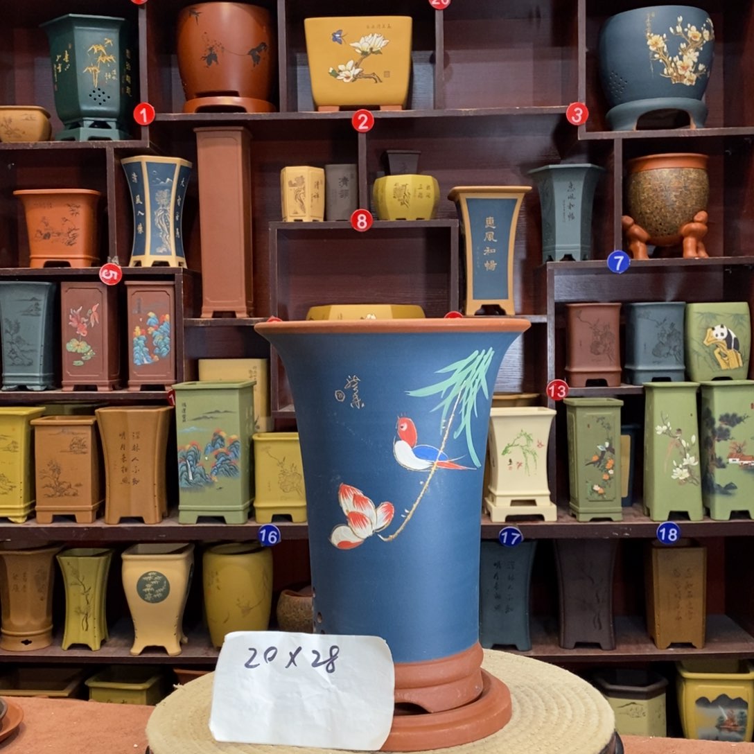 紫砂花盆紫砂艺术