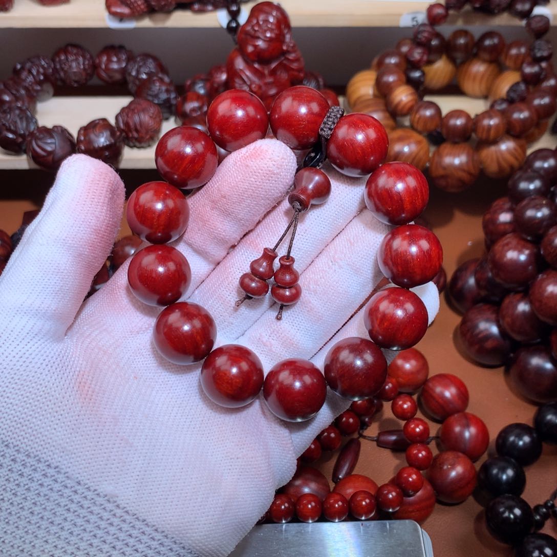 染料紫檀（血檀）忆**光1.8顶泥-鸡血红-多样性发其一