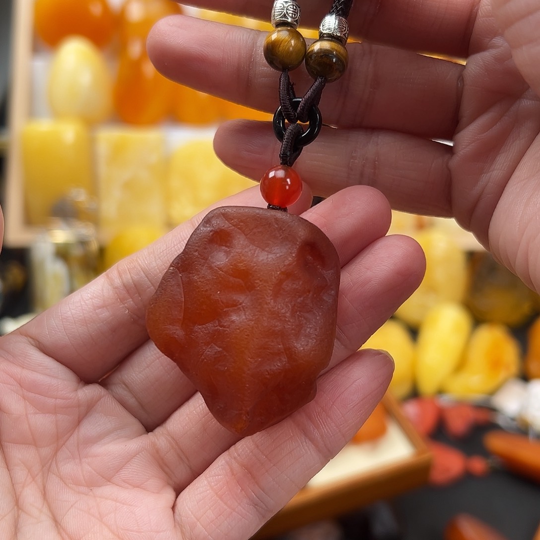 蜜蜡颈饰未镶嵌蜜蜡