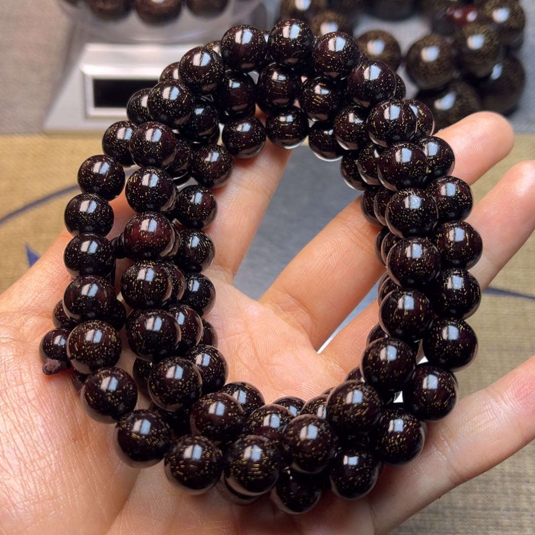 檀香紫檀（小叶紫檀）1.0 108 爆星