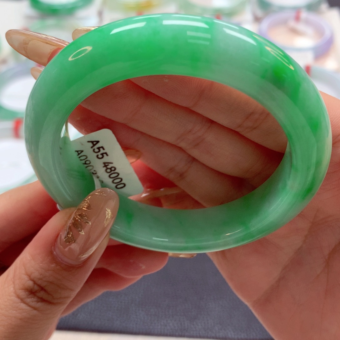 翡翠手镯未镶嵌22（44号）