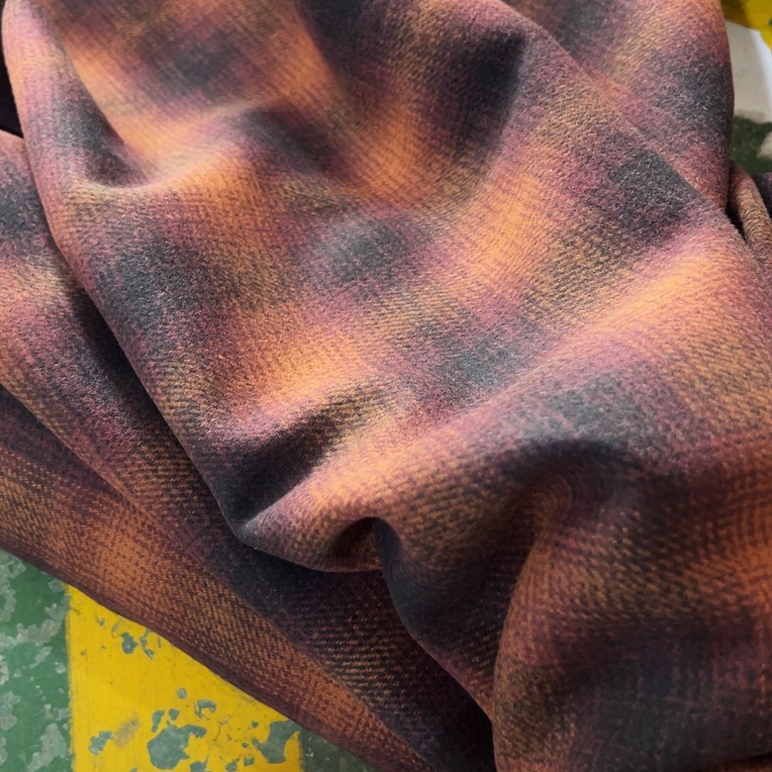 棉福袋一米价港货格子尼1.5米宽果子b