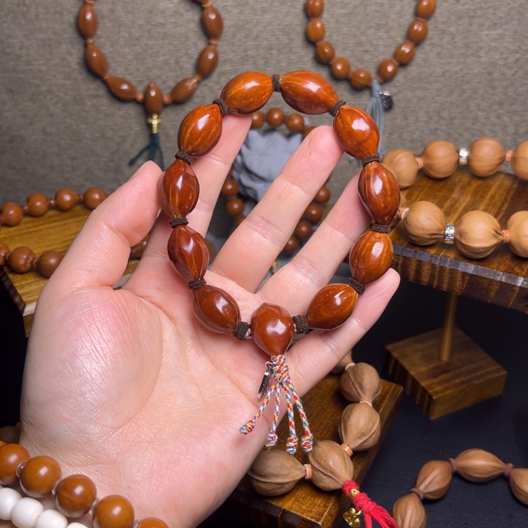 手串/手链橄榄核鸡血红