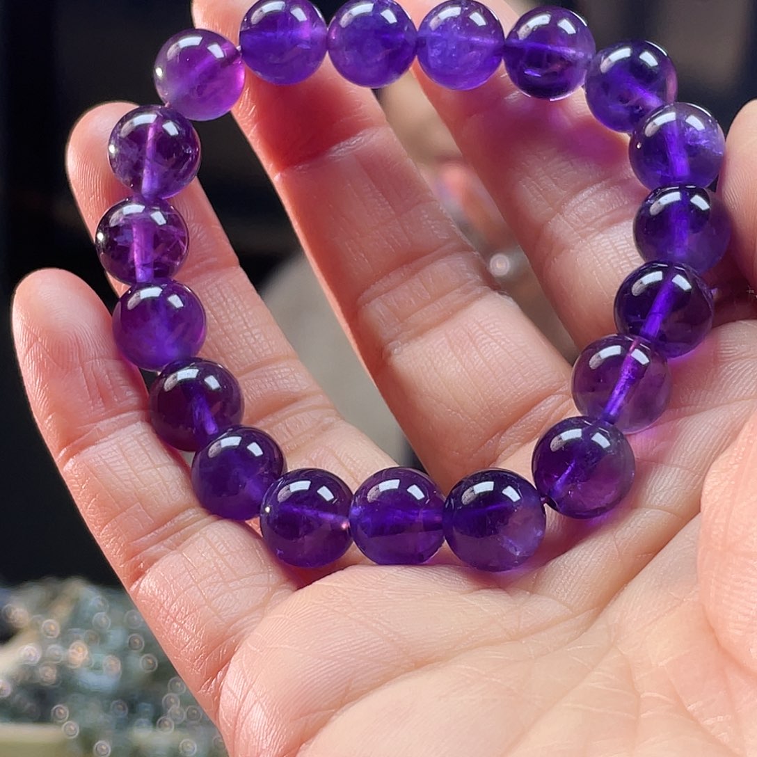 S****未镶嵌手链水晶紫水晶