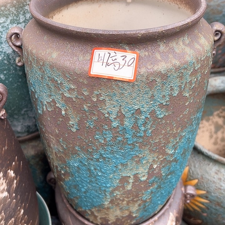 陶瓷景德镇精品花盆栽适合盆