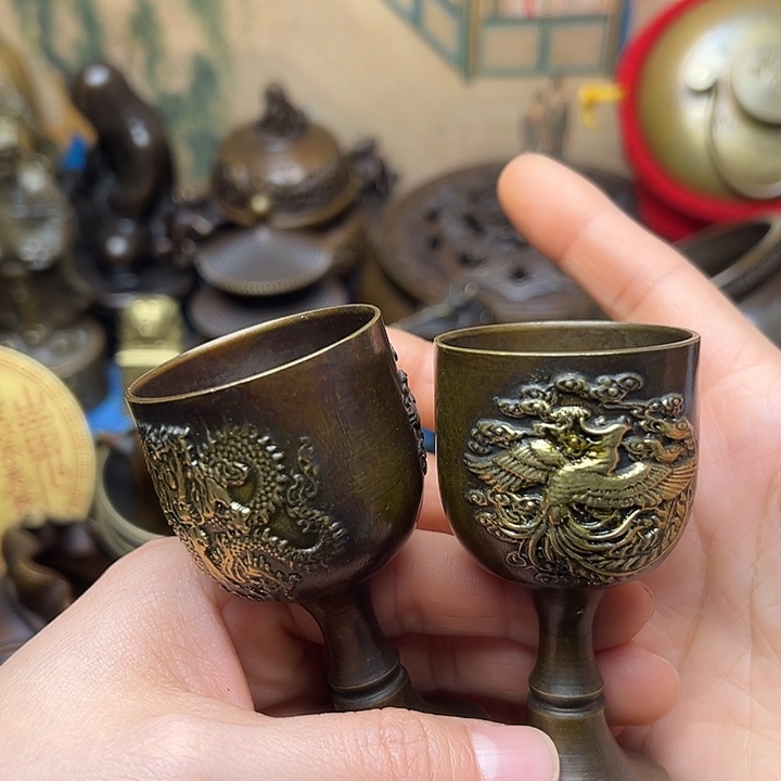 铜器摆件老王直播间