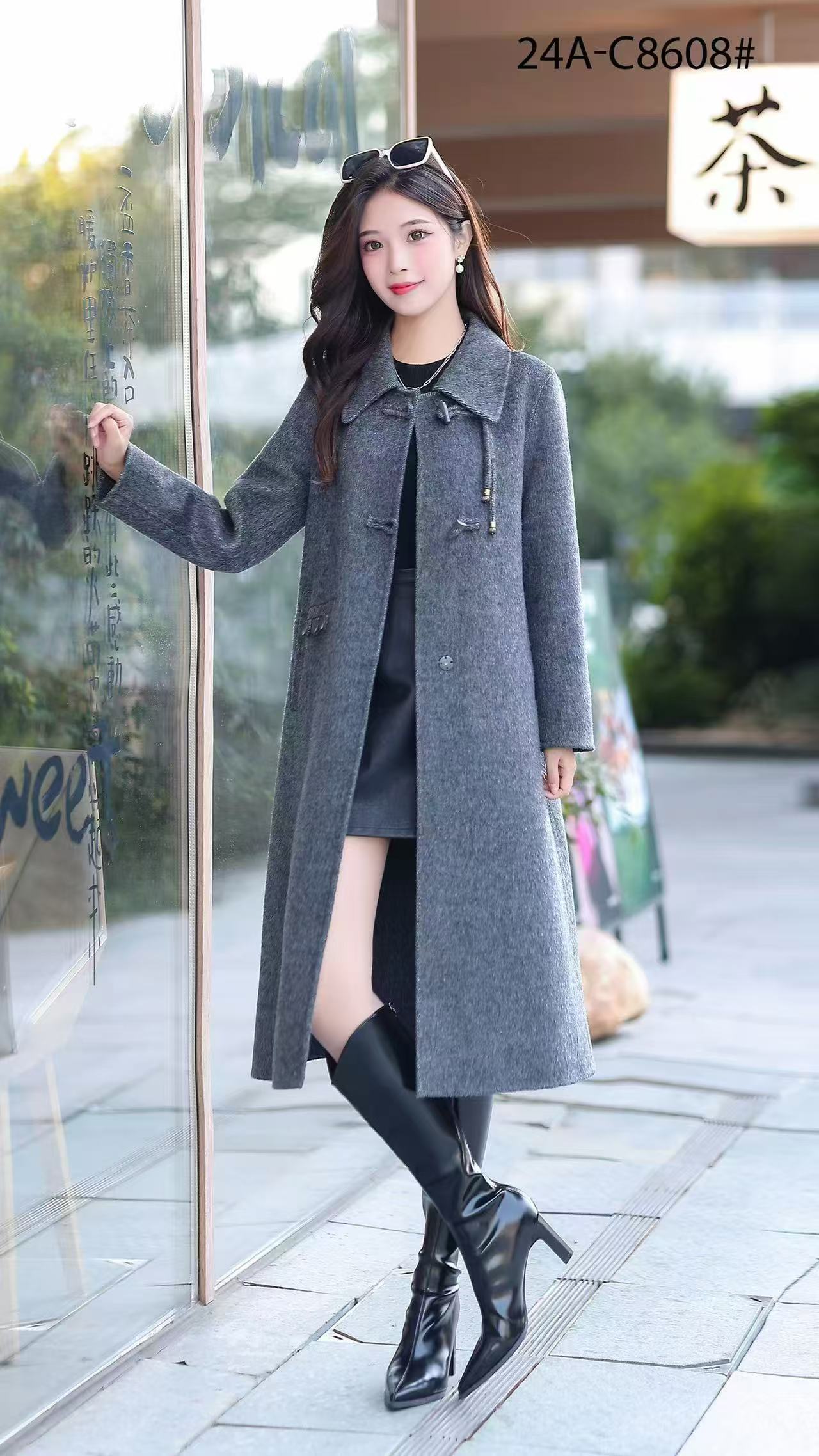 靓影家 355-399选对应价格毛呢大衣