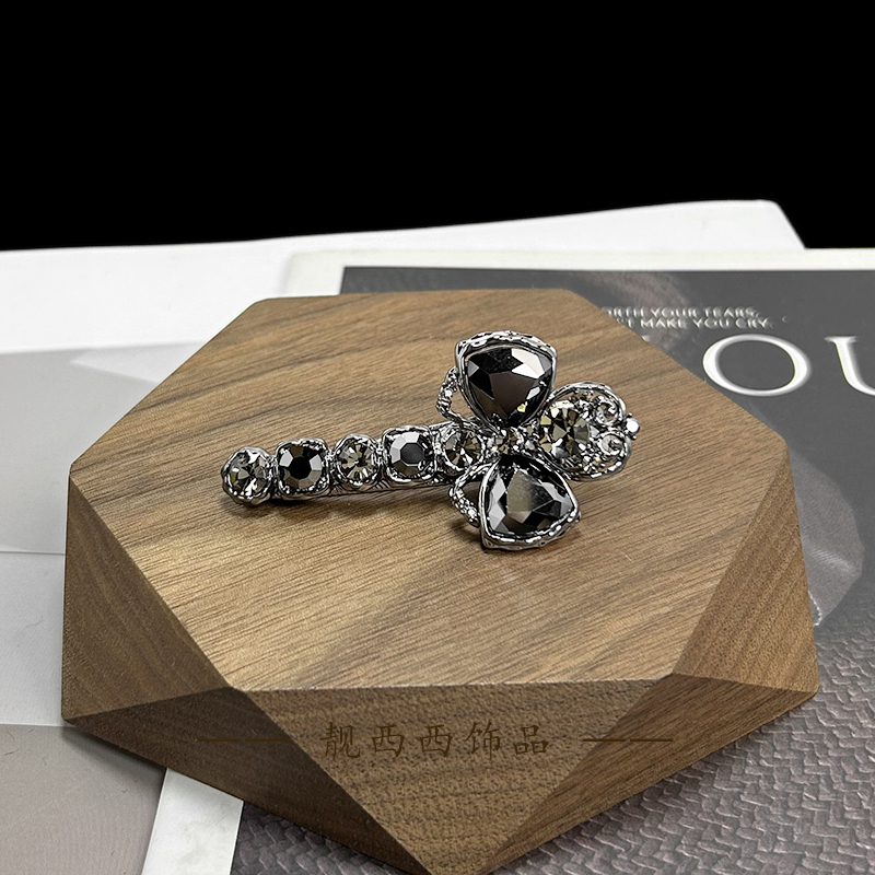 【LXX靓西西】146鸭嘴夹6厘米法式轻奢感时尚碎发夹