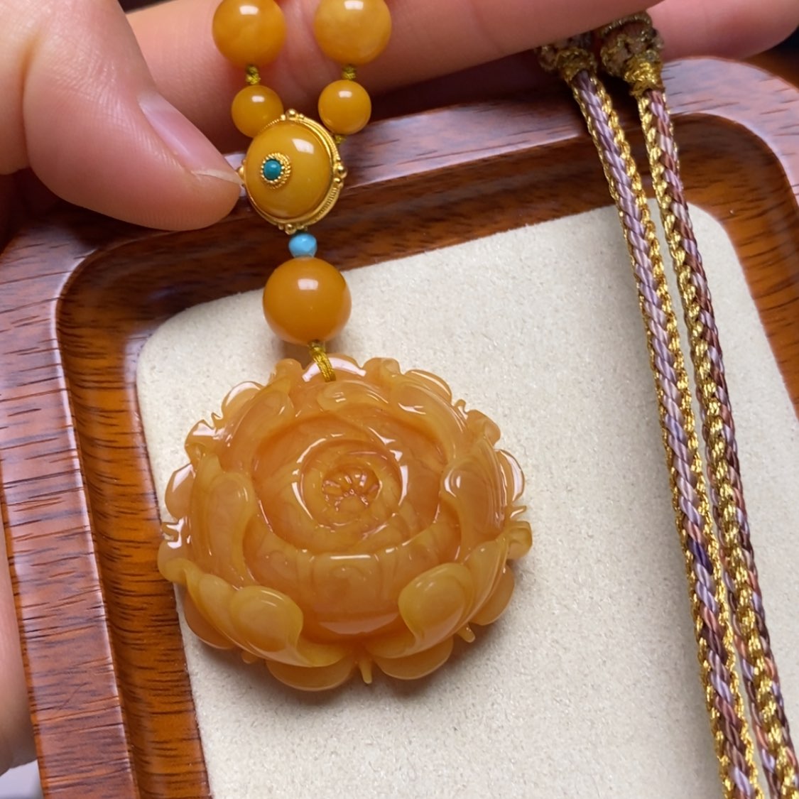 【闪购商品】蜜蜡颈饰未镶嵌项链