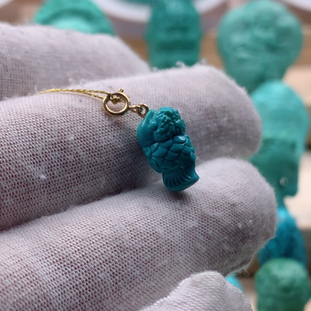 绿松石配饰未镶嵌