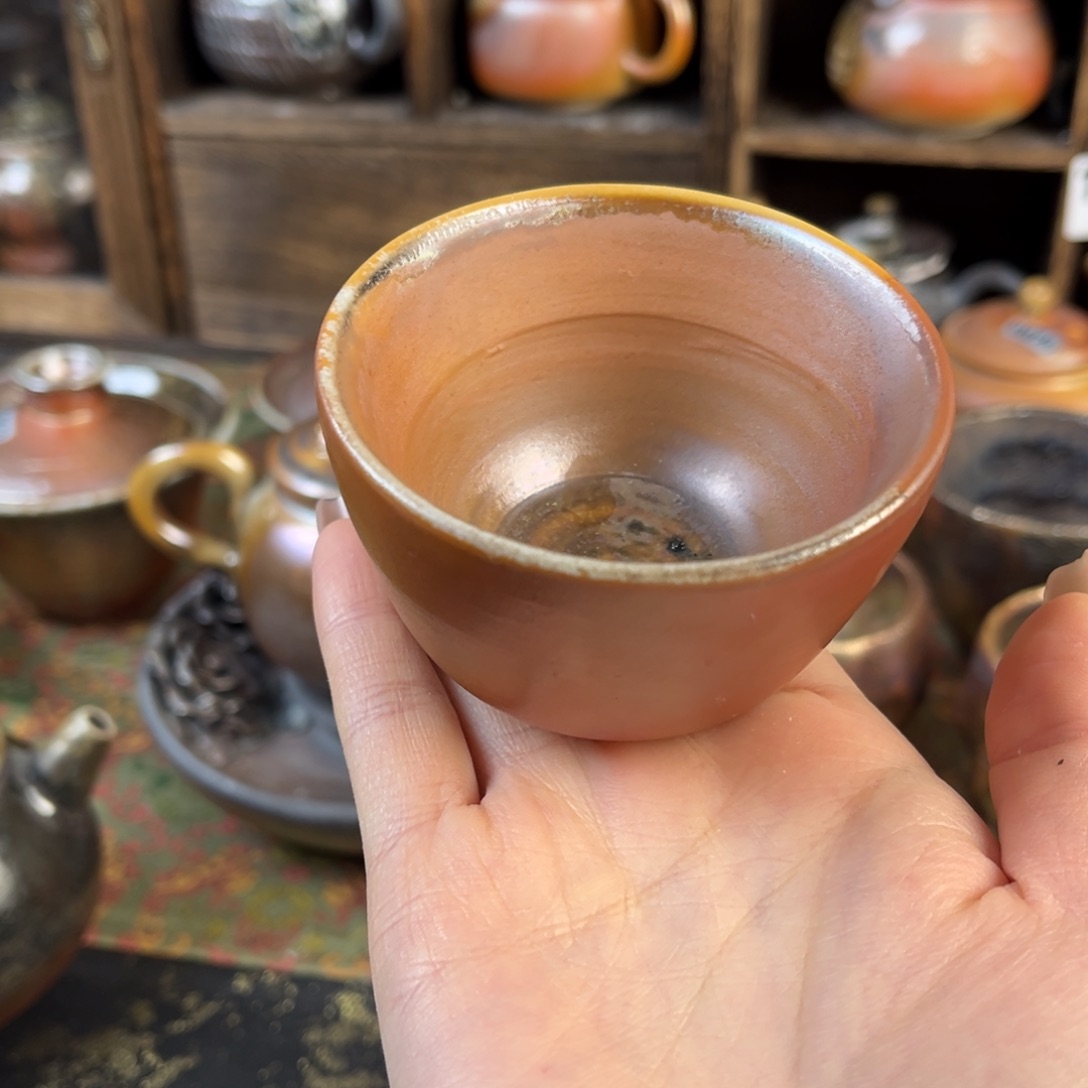 杯柴烧茶器主人杯