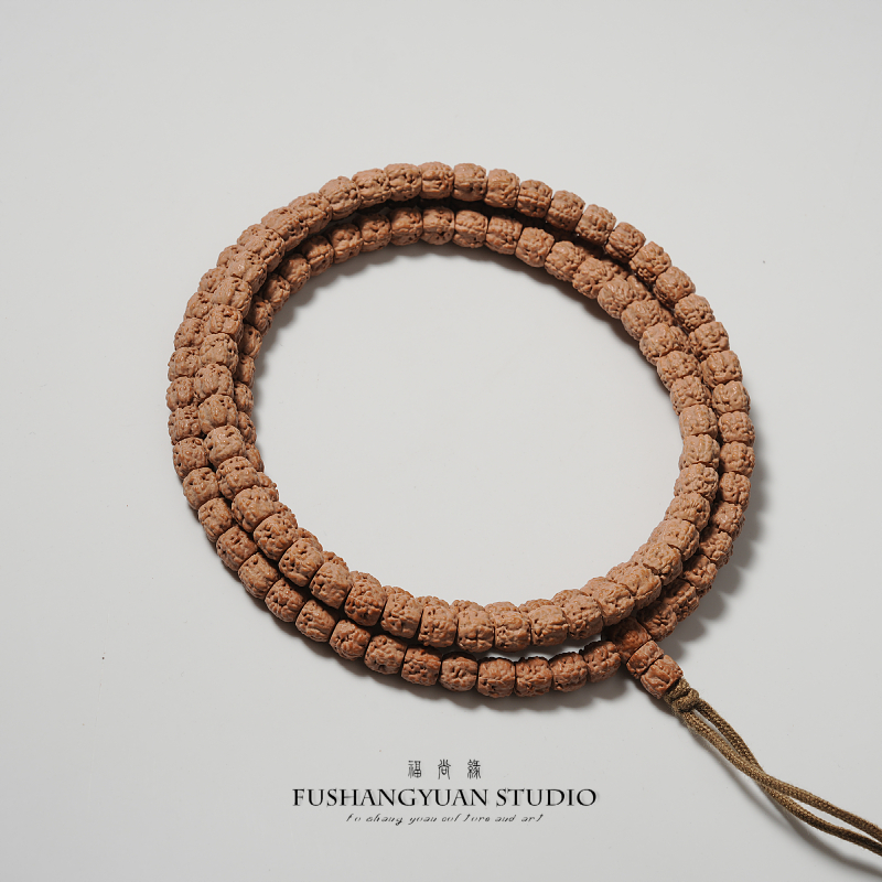 福尚缘福利〖终结者佛手〗老树三日红精工藏式小金刚菩提子手串