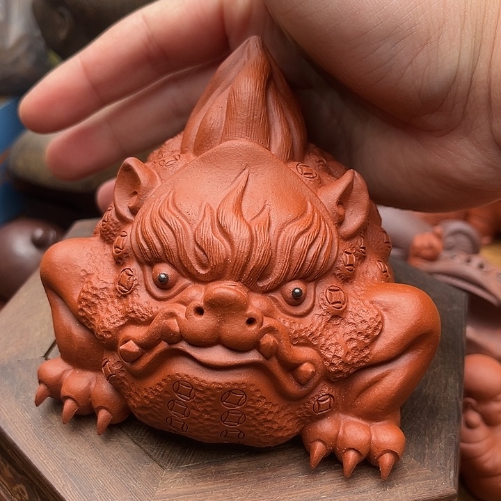 紫砂茶宠紫砂金蟾