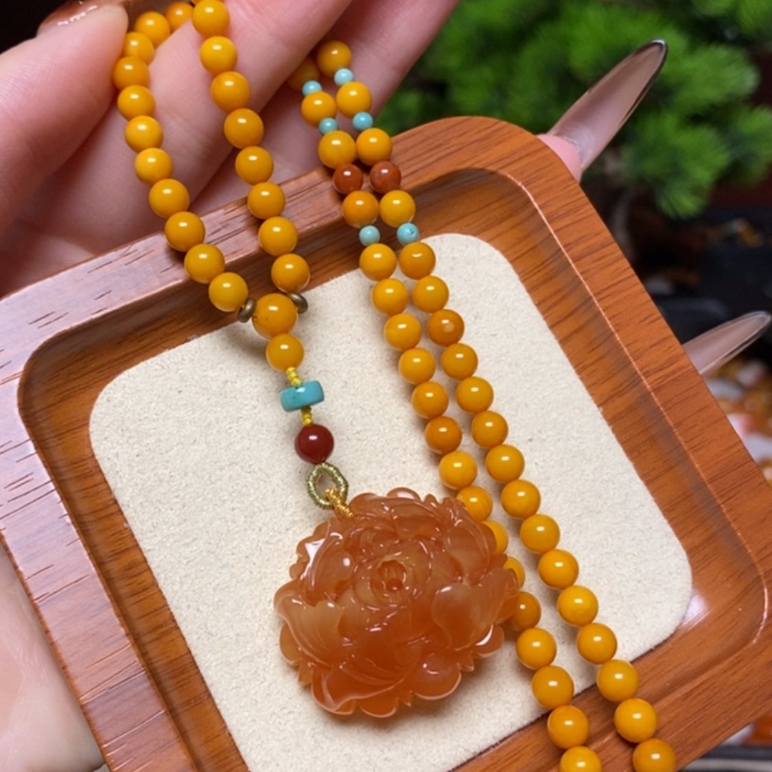 【闪购商品】蜜蜡颈饰未镶嵌项链