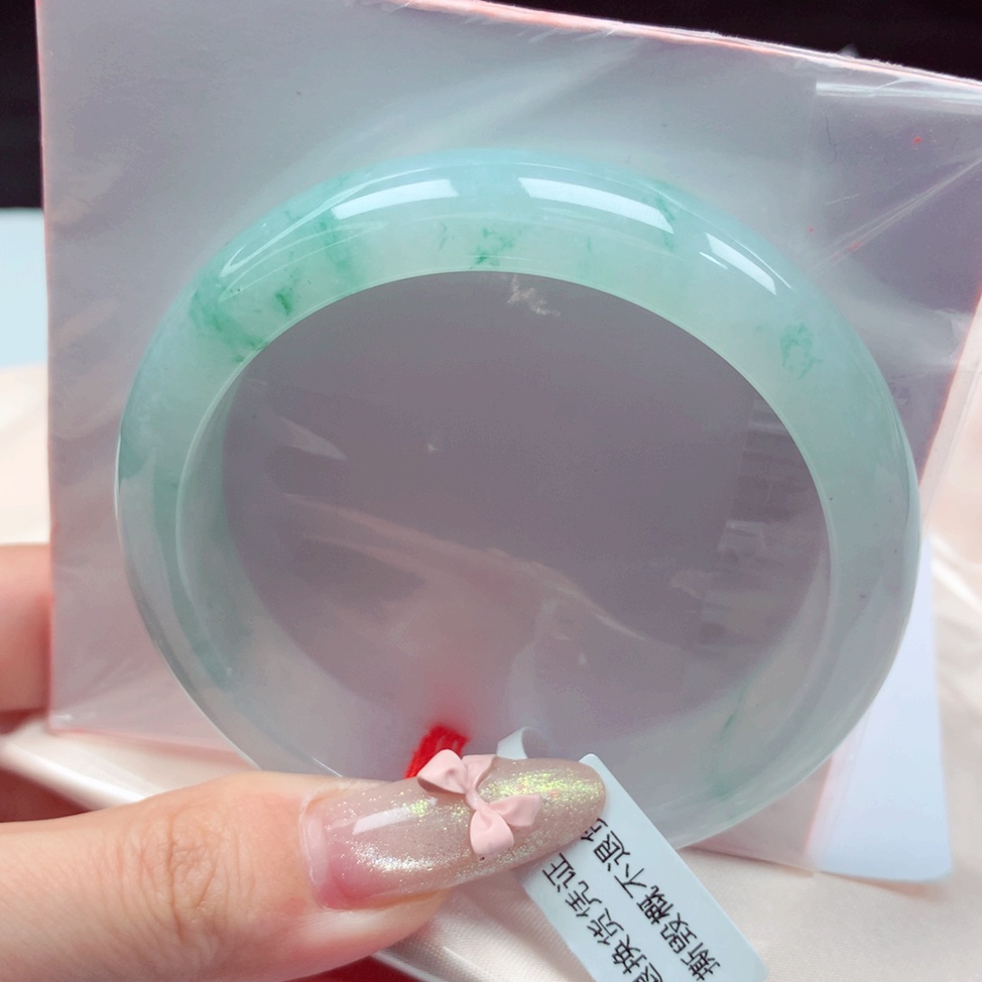 未镶嵌手镯翡翠天然缅甸翡翠A货手镯 07号