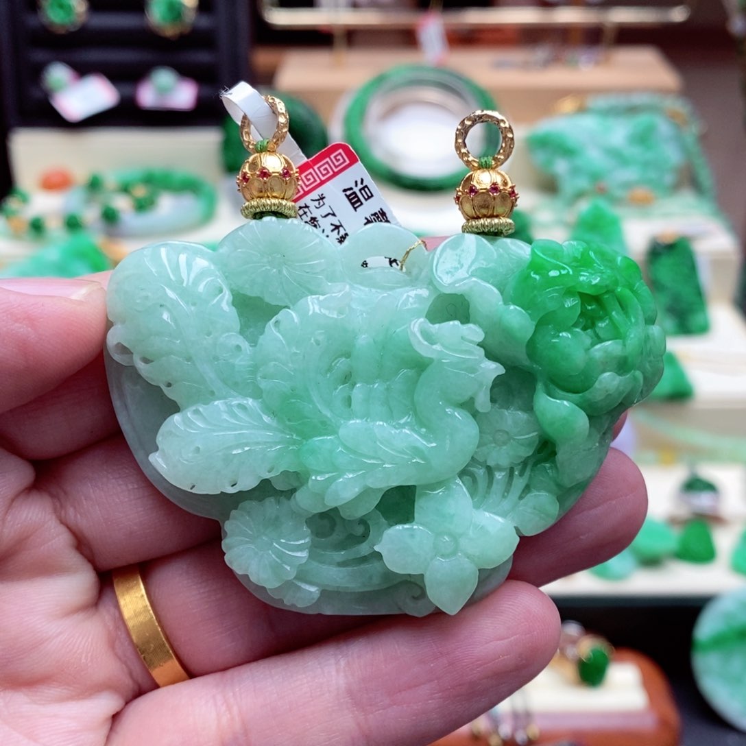 颈饰未镶嵌翡翠翡翠吊坠