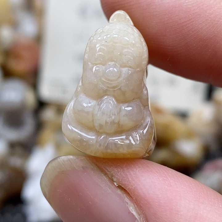 颈饰未镶嵌硅化珊瑚（珊瑚玉）小