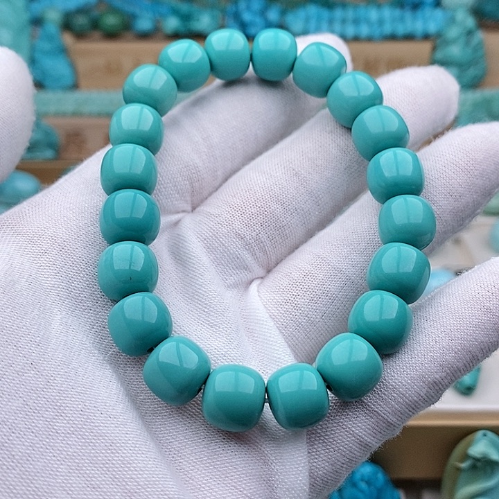 绿松石珠宝奇石未镶嵌用****条