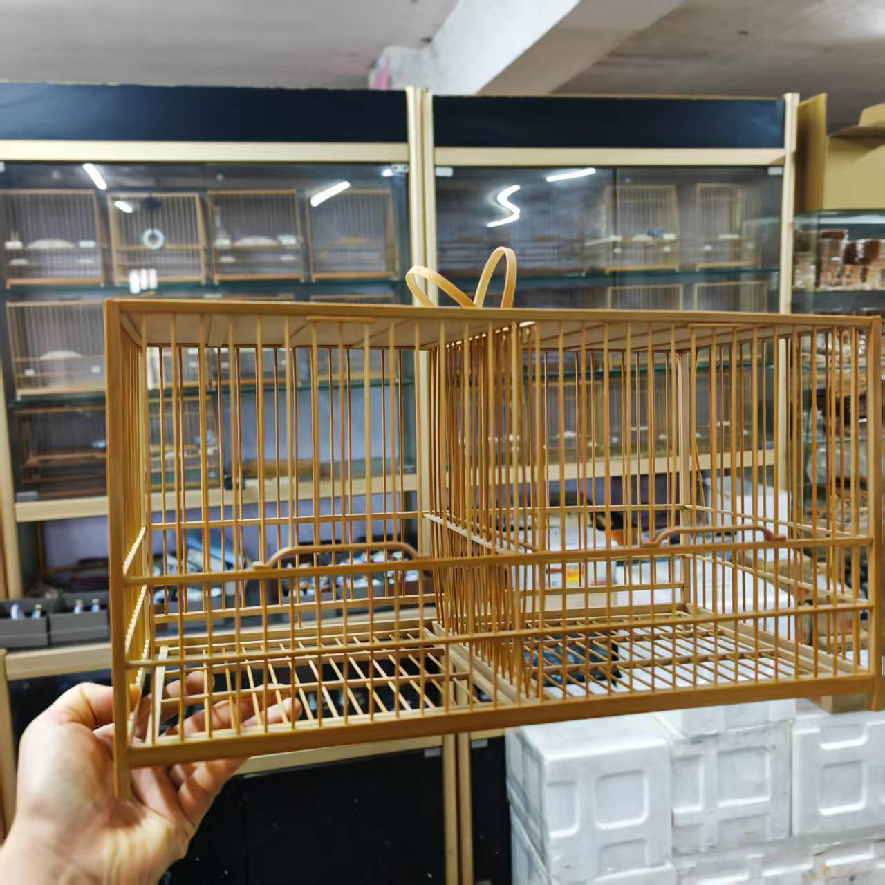 南京绣眼双排笼40×20 养笼必备