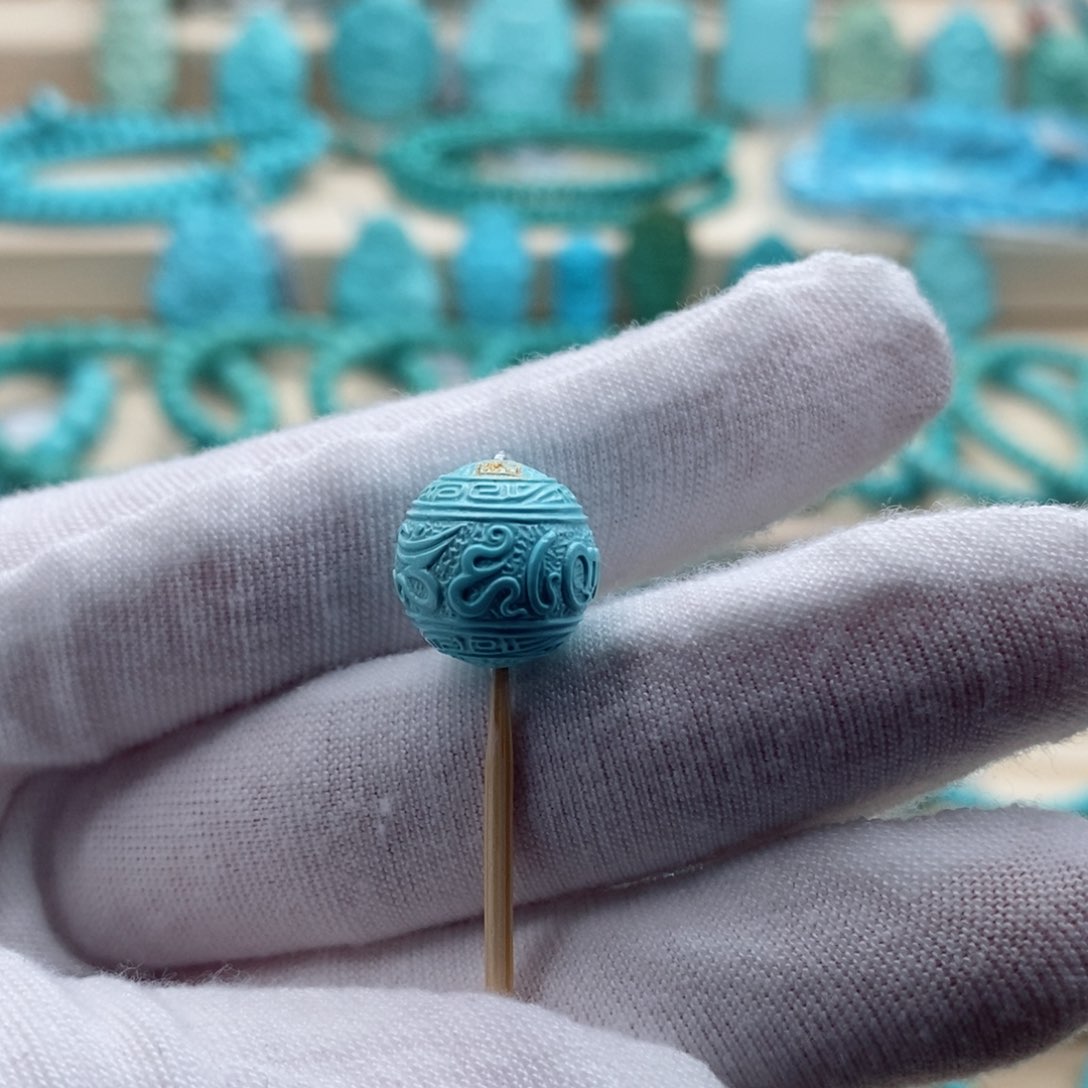 绿松石珠宝奇石未镶嵌