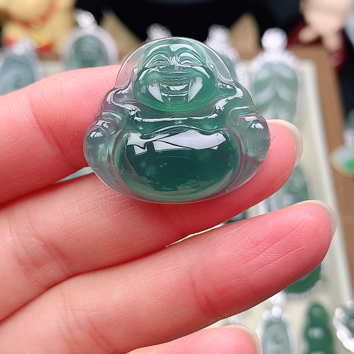 颈饰银S925镶嵌翡翠吊坠