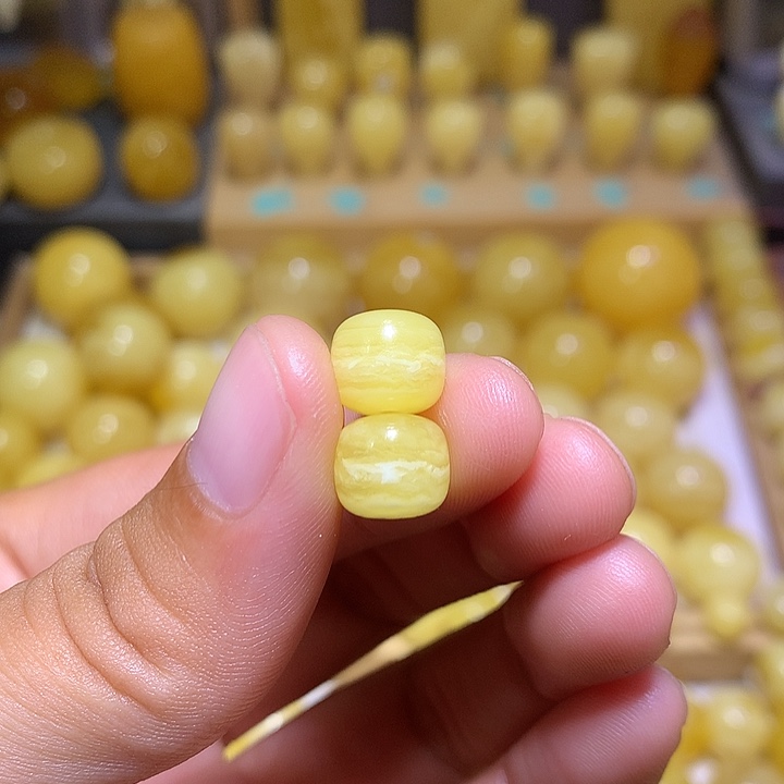 裸石蜜蜡未镶嵌天然俄料白花蜜蜡虎皮老型9.2