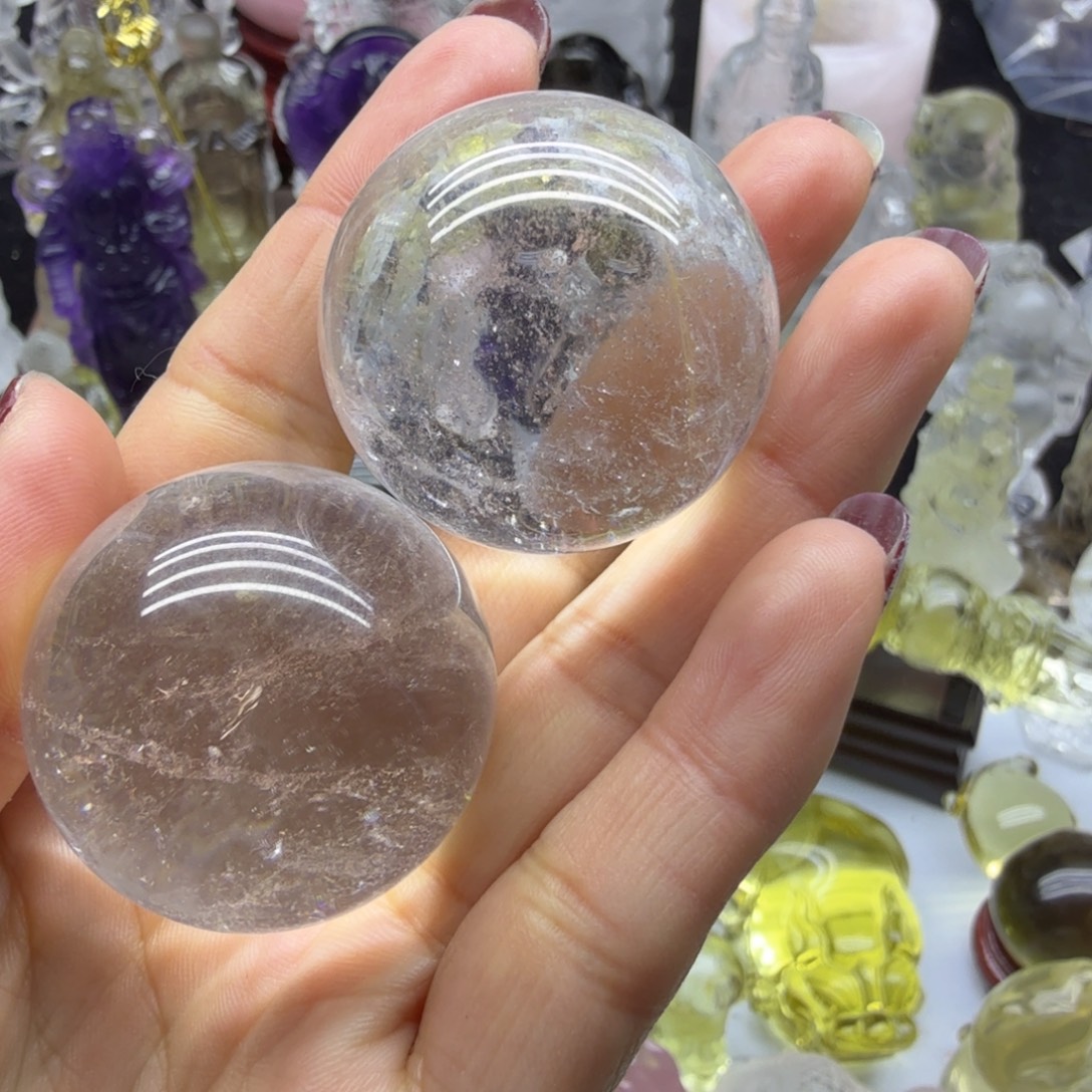 水晶未镶嵌珠宝半成品