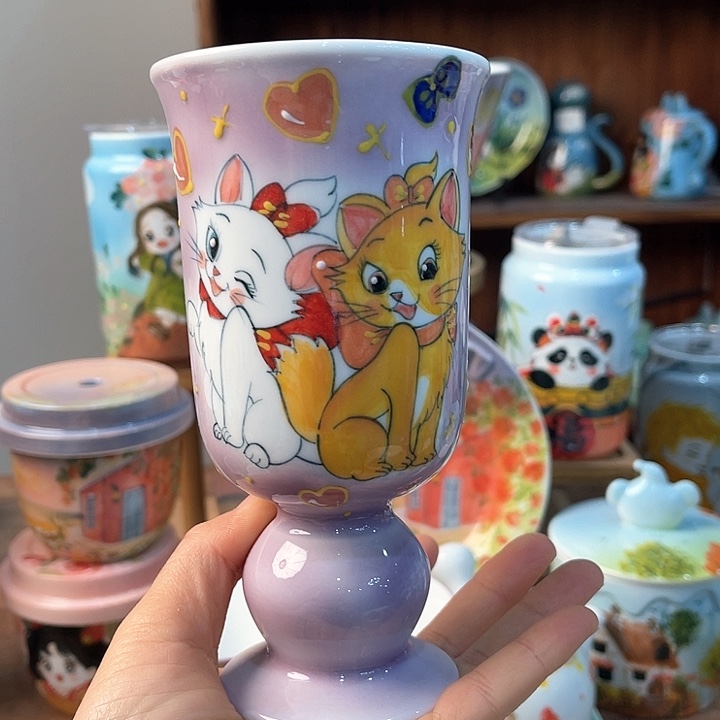 陶景德镇釉下手绘陶瓷 