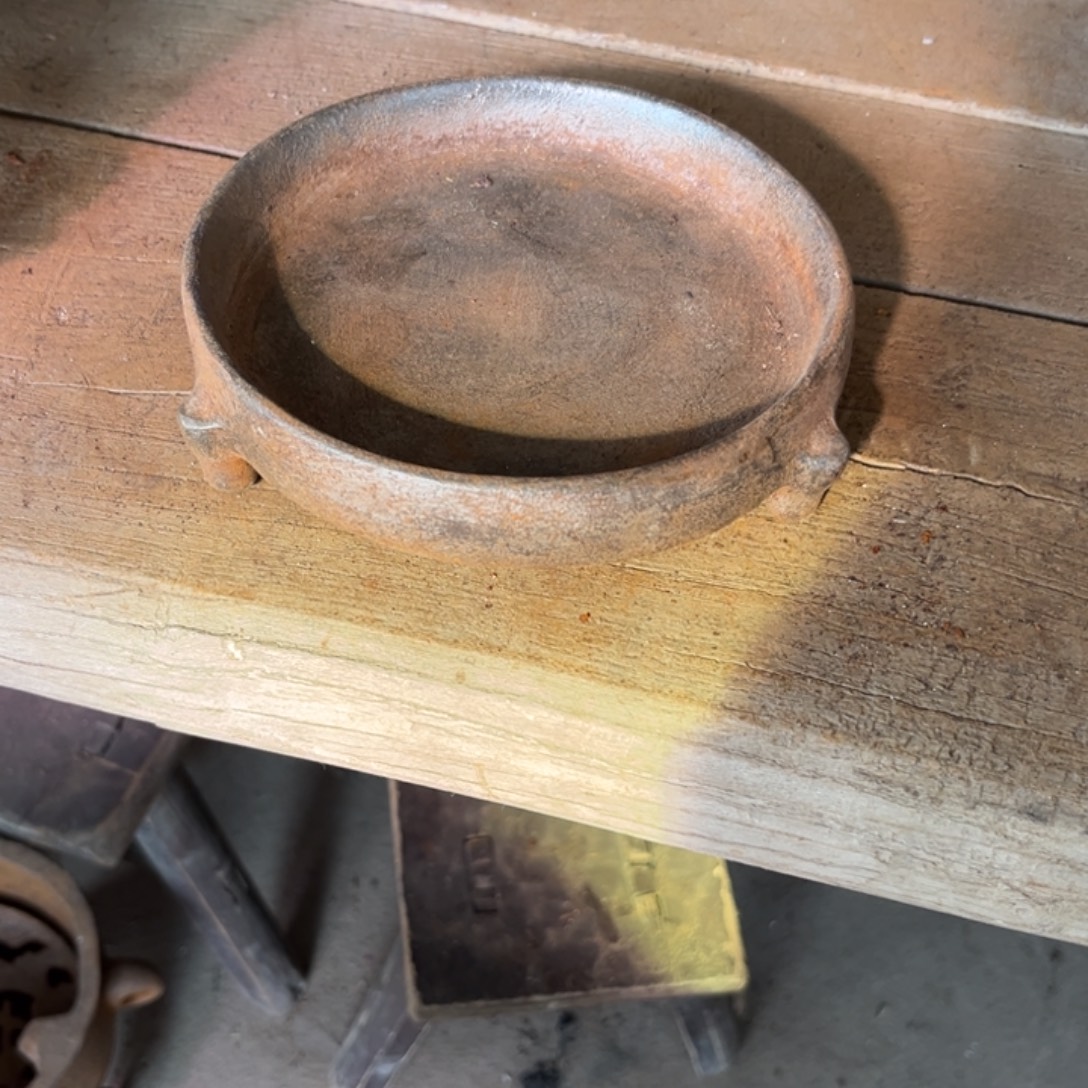 清***岗陶其他铁盘子子一个个个