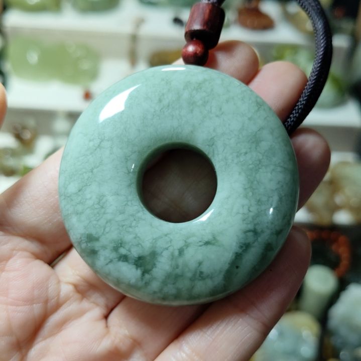 岫玉平安扣未镶嵌