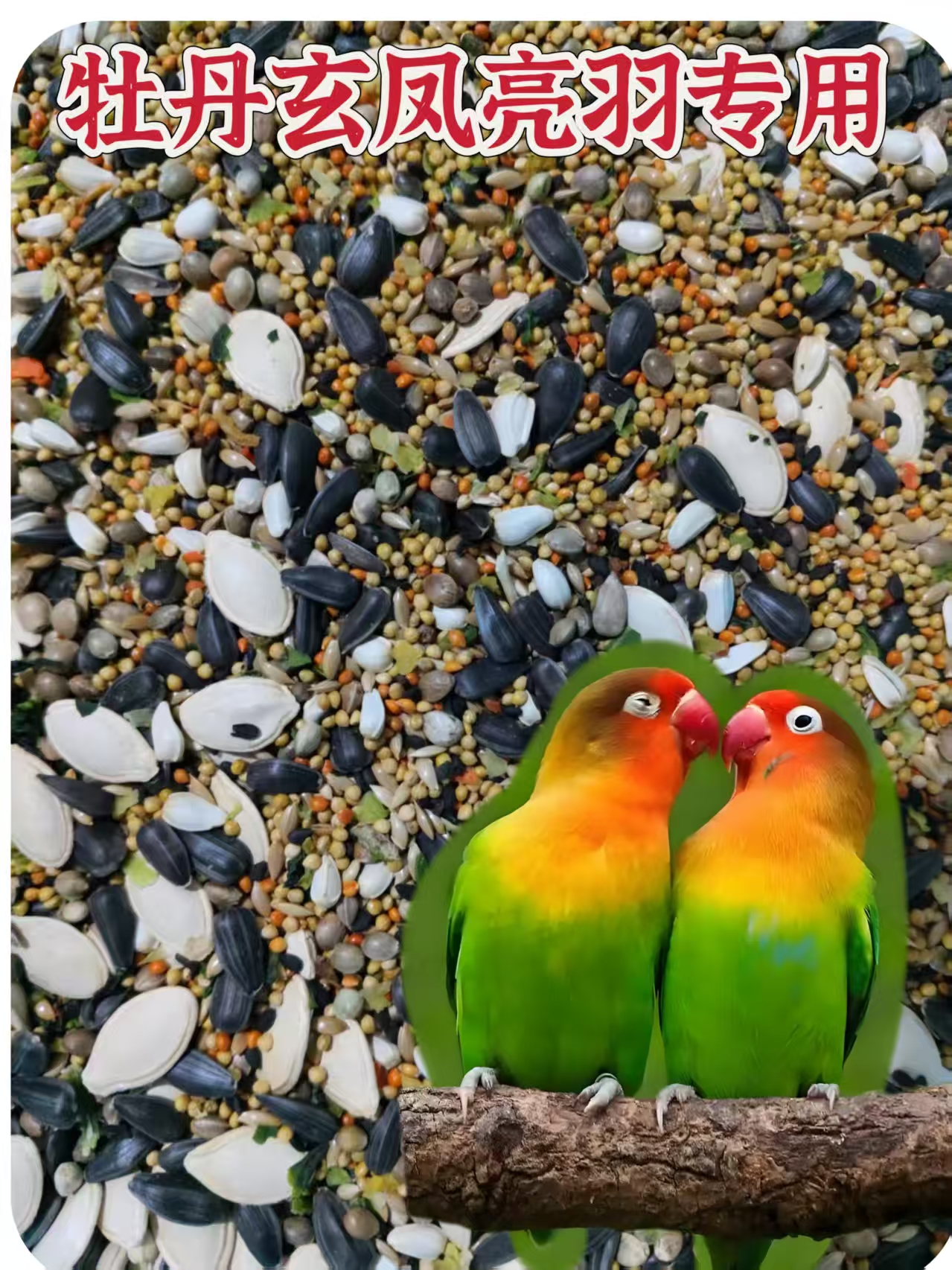 牡丹玄凤专用羽毛亮泽配方鹦鹉粮食