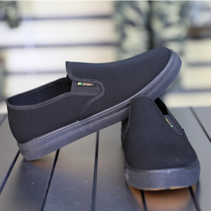 软底布鞋男休闲黑布鞋劳保工作一脚蹬布鞋耐磨防滑