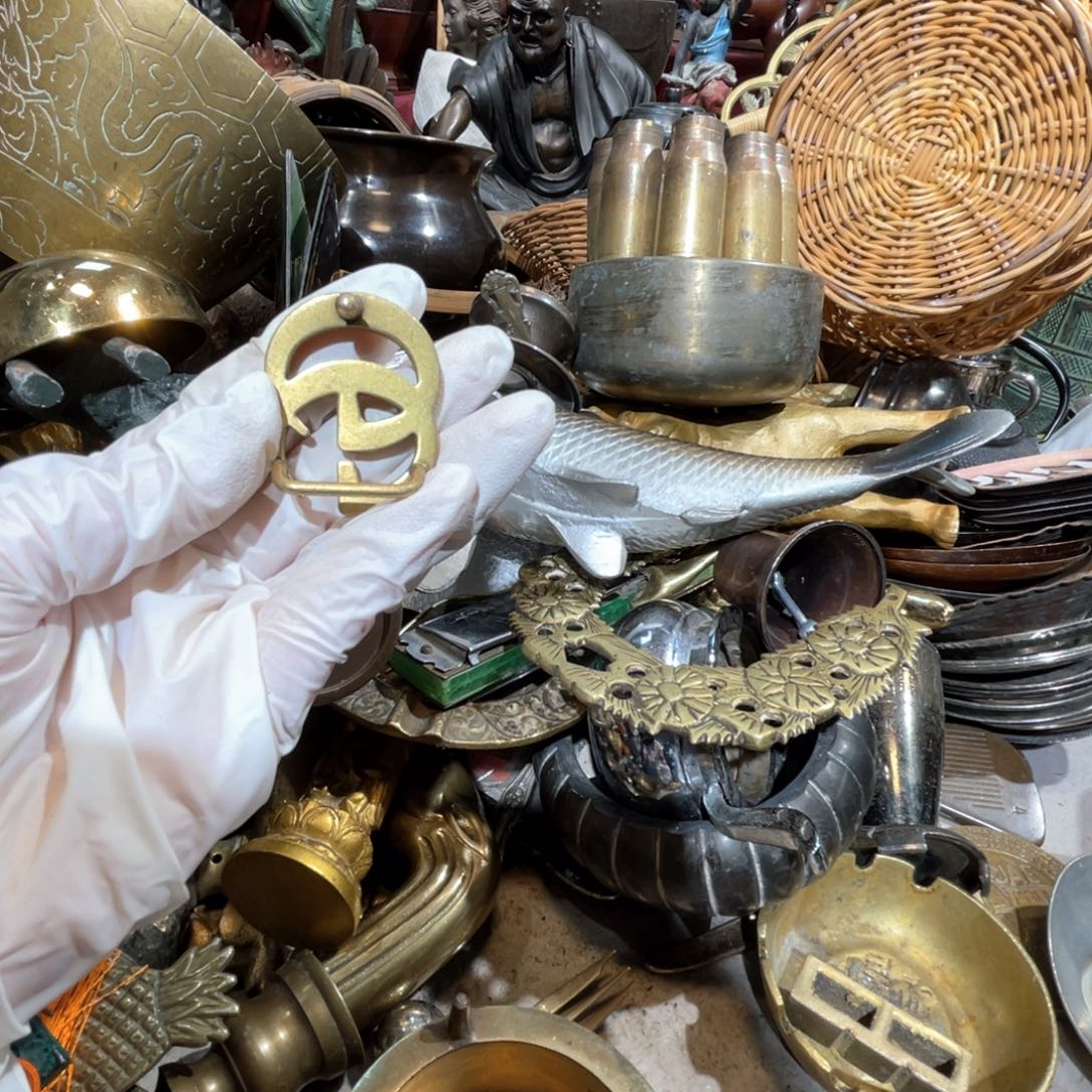 大阪回流铜器摆件5