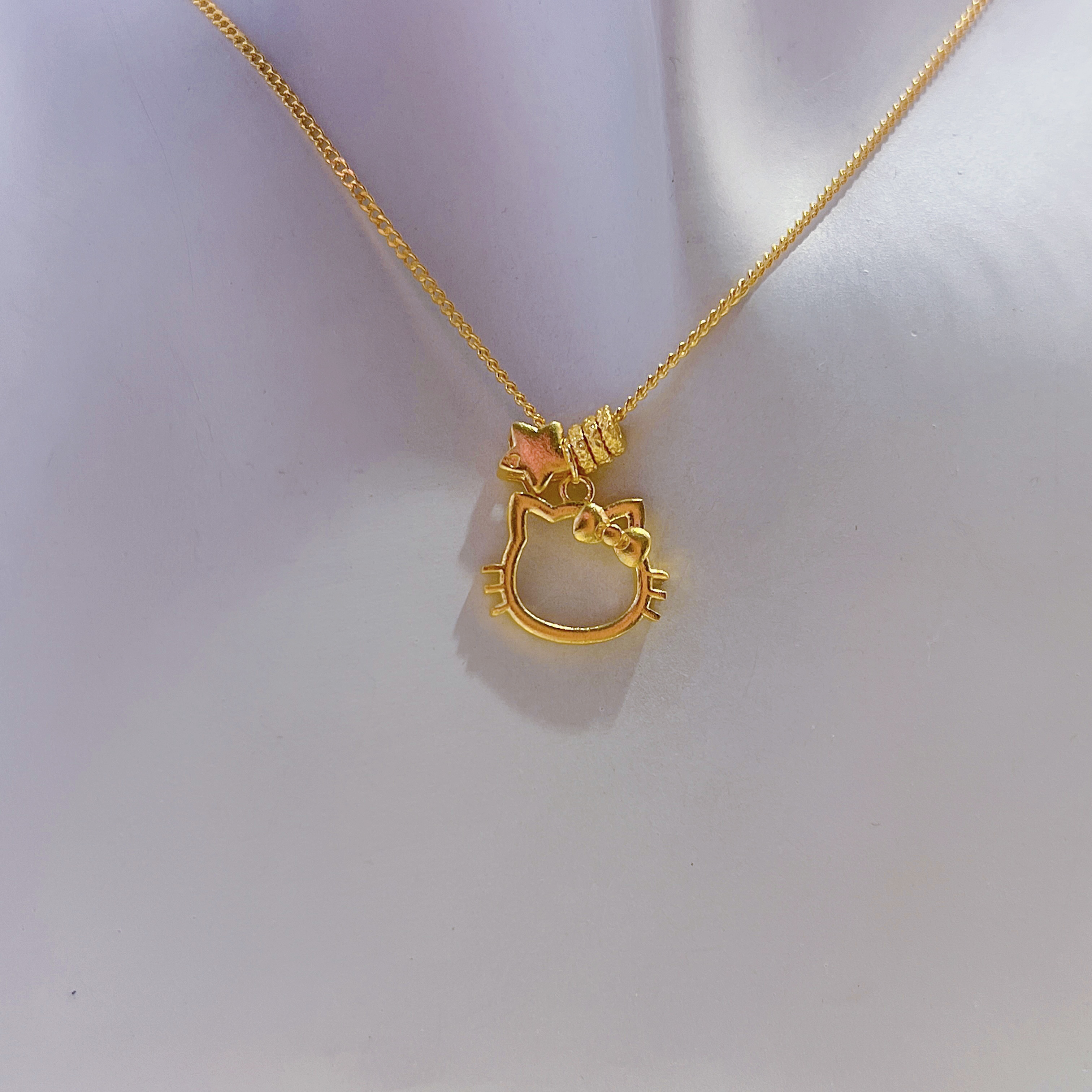 kt猫水贝柜台现货黄金足金999财富金条悦己好物 T