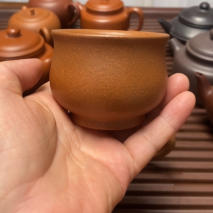茶壶紫砂将坡泥主人杯容量100cc