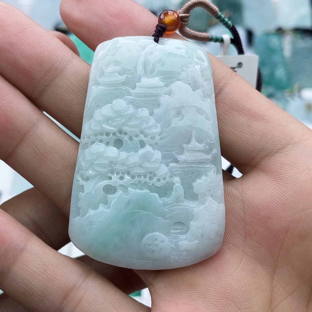 颈饰未镶嵌翡翠翡翠