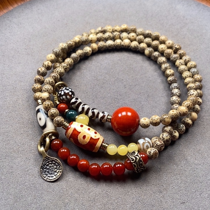 贡木吊坠未镶嵌星月菩提子