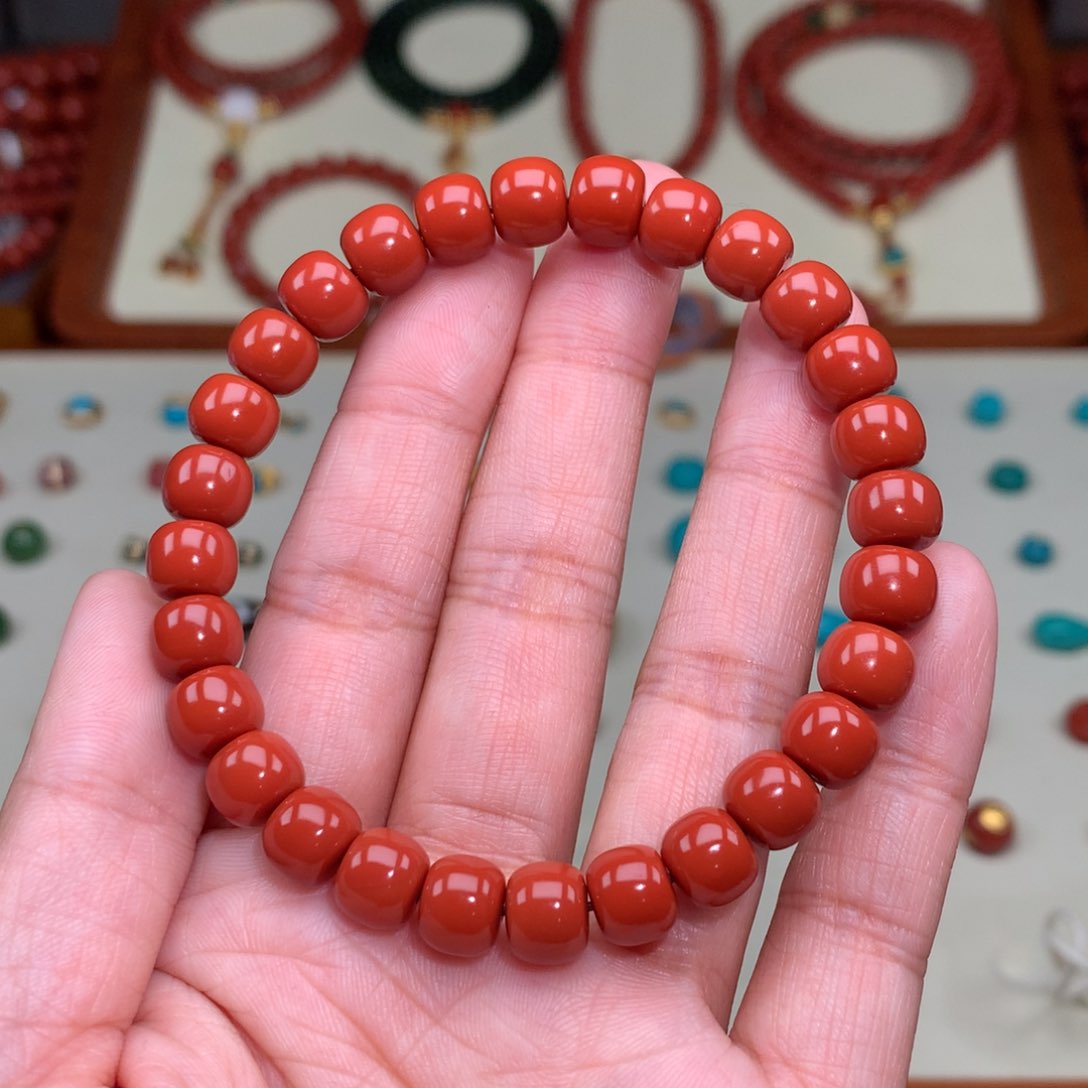 南红玛瑙颈饰未镶嵌