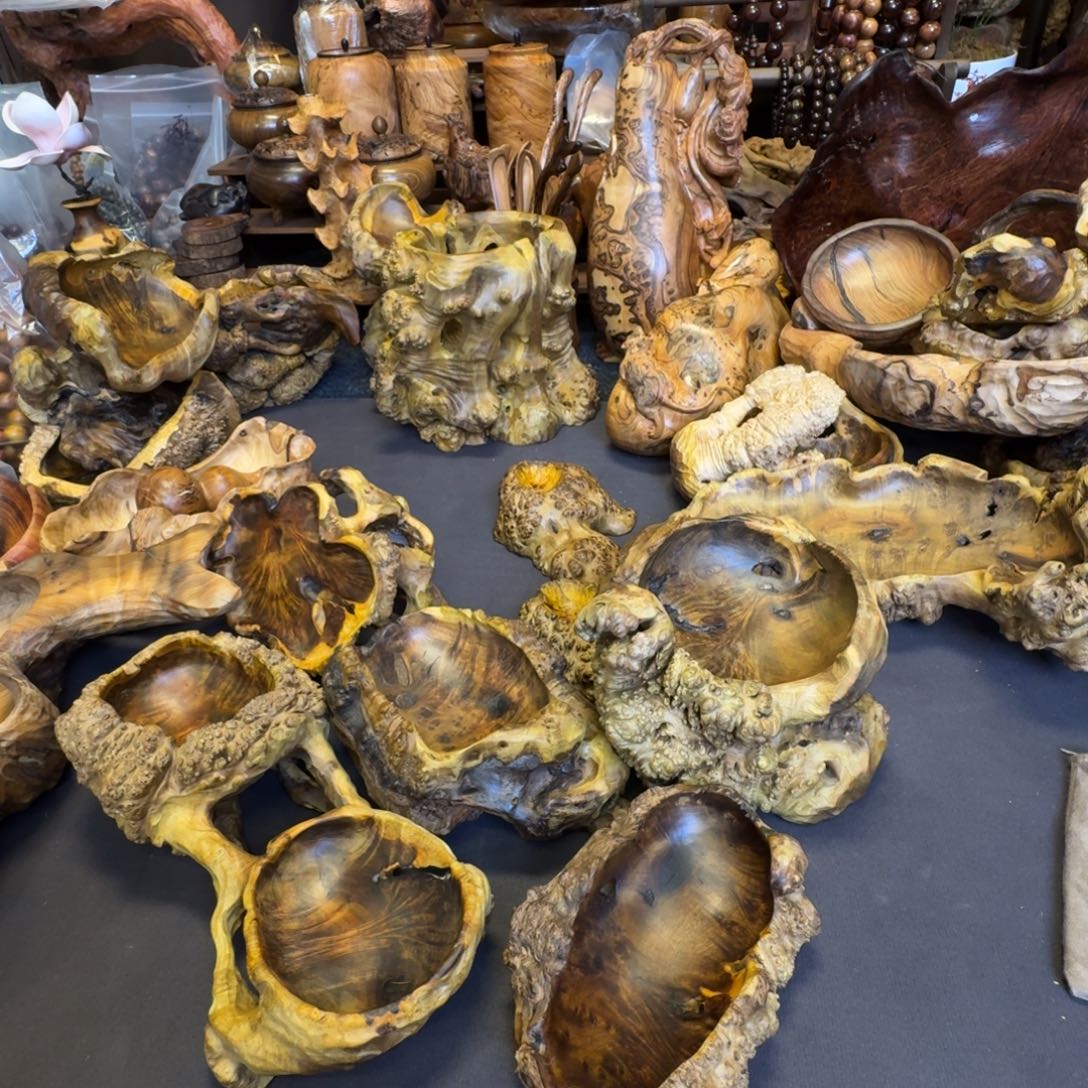 新***元花梨木类贵黄鬼柳紫檀麻利等硬木手作8个