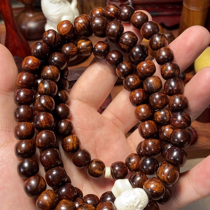 黄花梨/降香黄檀军**帅10×11老型桶珠