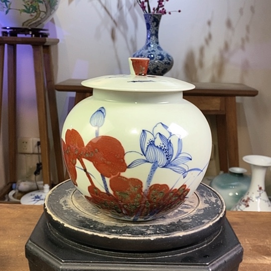 【闪购商品】景德镇陶瓷家用摆件夏**滩