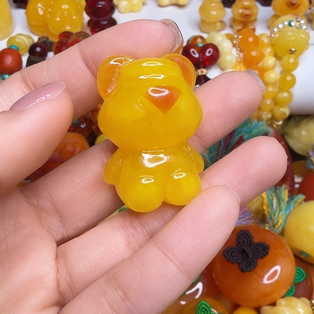 失***忆非金属小熊单颗中