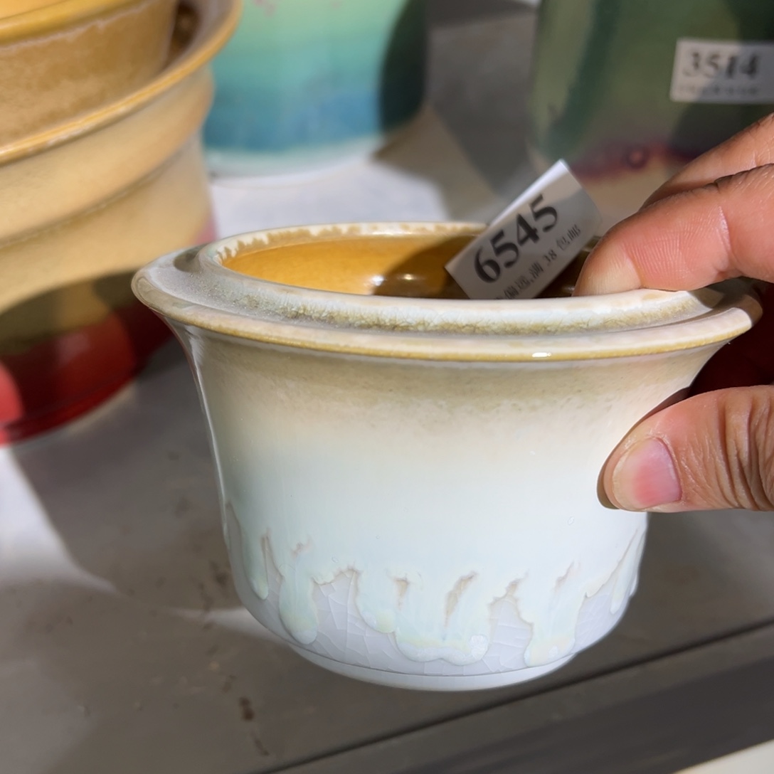红陶景德镇手工花盆