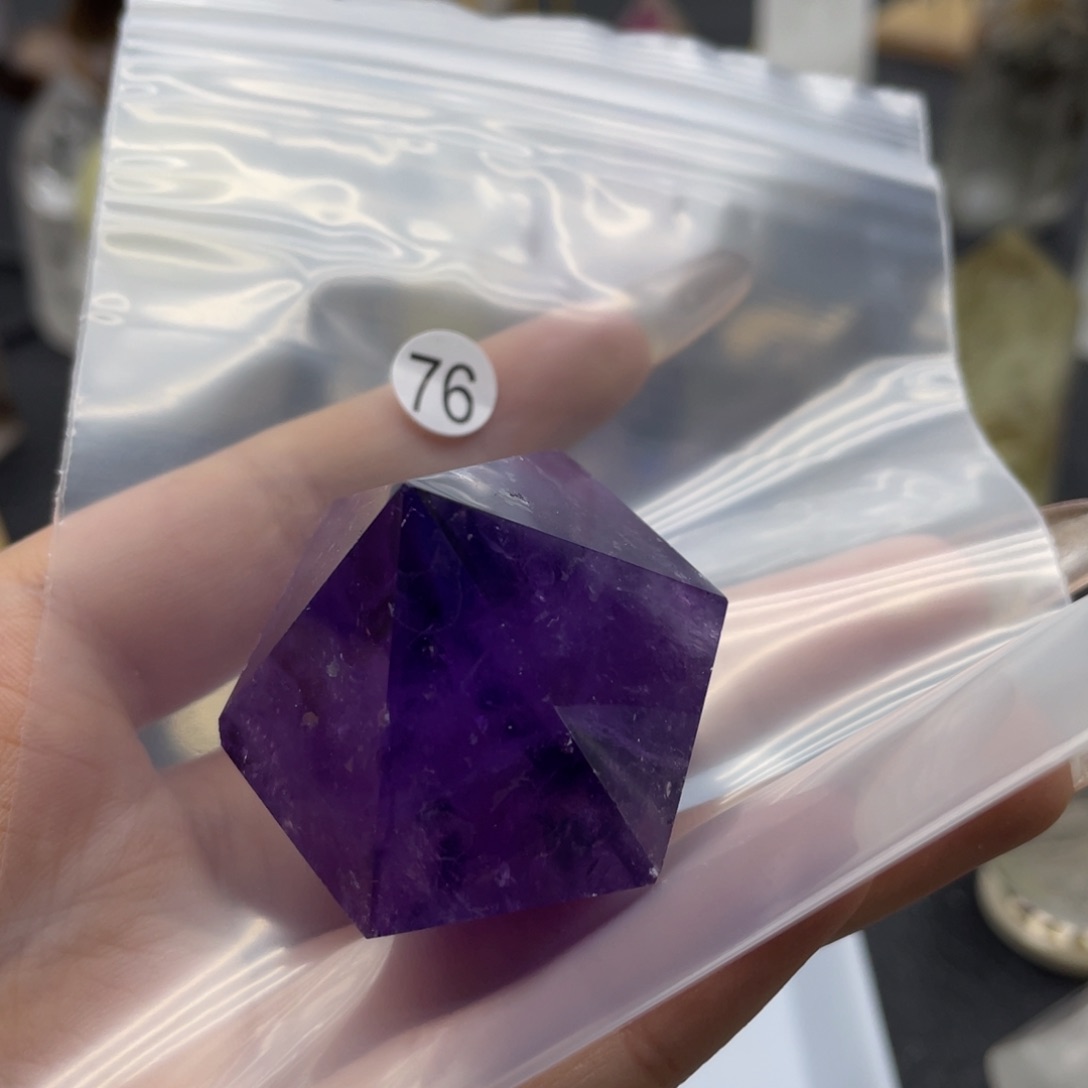 紫晶珠宝半成品未镶嵌76