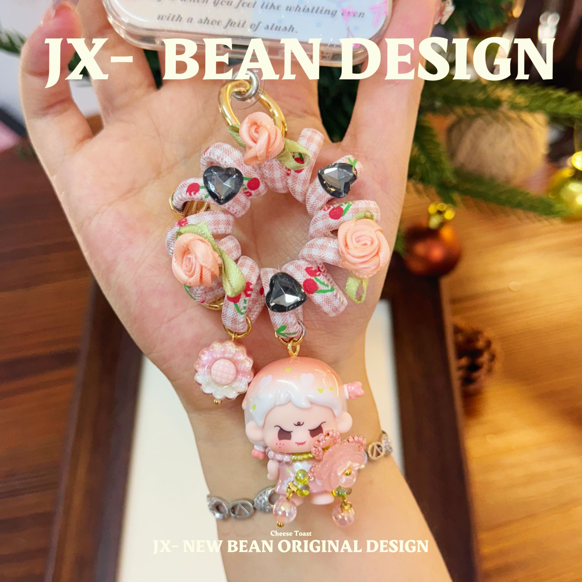 【茉莉红茶十一】一链多用JX饰品明盒手机链女款手工diy可爱手机链