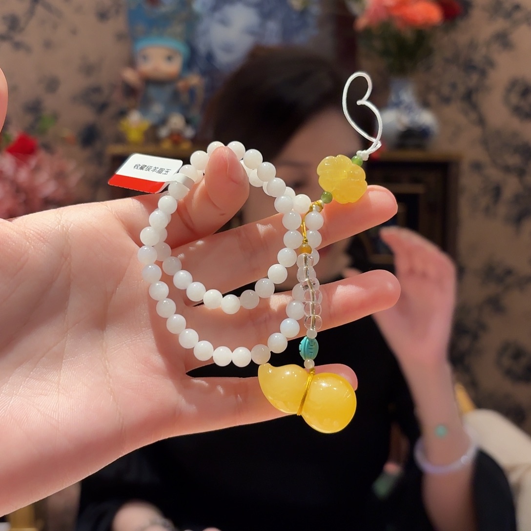 和田玉车挂未镶嵌