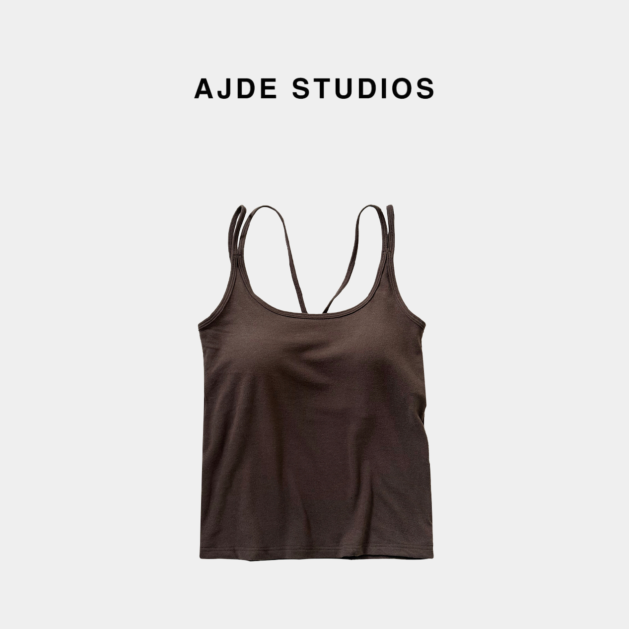 AJDE｜羊毛双肩带胸垫背心 01秋冬穿搭